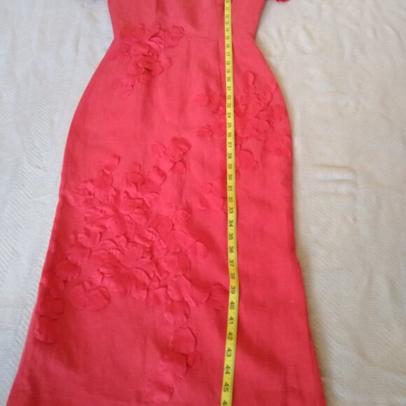 NWT! Antonio Melani Dress ONLY $79! RETAIL$299! Willow Floral Applique Neck Sz 2 - Picture 9 of 12